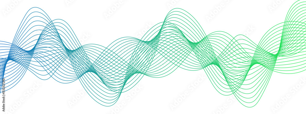 Poster abstract glowing modern wave dynamic flowing with futuristic technology and sound wave lines. gradie