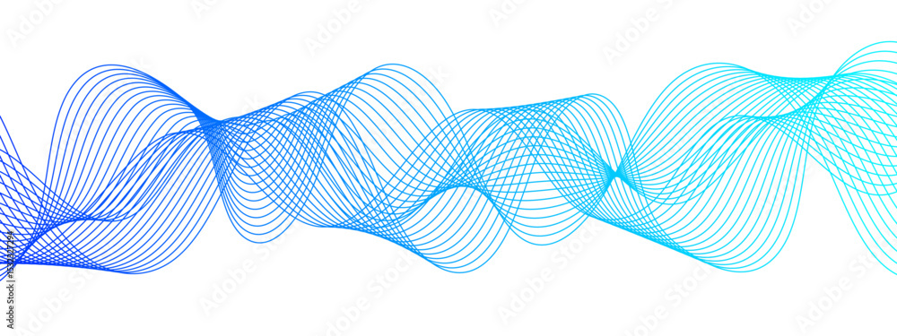 Poster abstract glowing modern wave dynamic flowing with futuristic technology and sound wave lines. gradie
