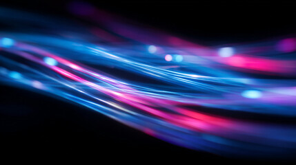 Vibrant Abstract Background: Blue, Pink, and Purple Light Trails for Design Projects