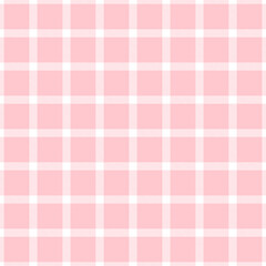 Fabric pattern,  pink and white checkered pattern, gift wrapping paper , seamless pattern 