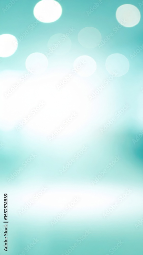 Poster illuminated bokeh effect in abstract art indoor studio digital background soft focus modern aestheti