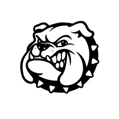 Illustration of a bulldog vector 