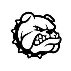 Illustration of a bulldog vector 