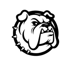 Illustration of a bulldog vector 