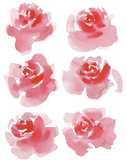 Fototapeta premium A pink roses of light tones for decor and design