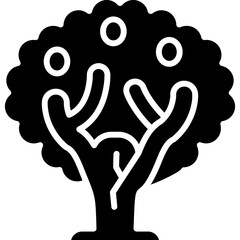 Fototapeta premium Olive Tree Icon