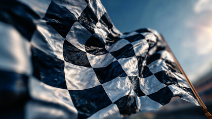 Checkered Flag: Victory, Speed, and Competition