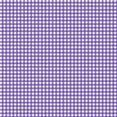 Vibrant Purple Gingham Seamless Pattern, Classic Gingham Fabric Texture in Purple