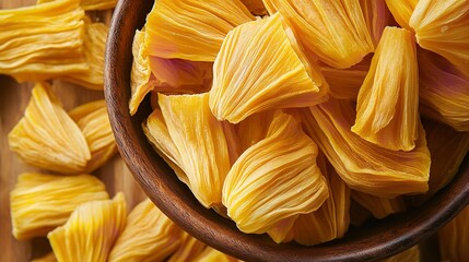 Delicious Dried Pineapple: Close-Up Photo of Sweet, Golden Pineapple Chunks