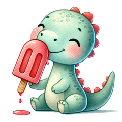Cute summer dinosaur clipart featuring playful dinosaurs enjoying sunshine, ice cream, and beach fun. Perfect for kids’ projects, nursery decor, party invitations, and seasonal crafts. Bright.