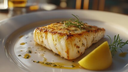 Pan-Seared Cod: Gourmet Recipe & Restaurant-Style Presentation