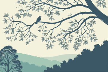 Branches in Still Flight