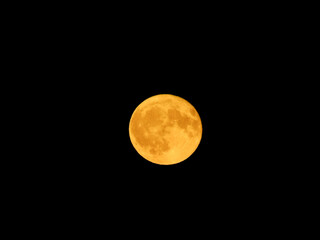 Der Erdbeermond am 11.Juni 2025 in der Uckermark 