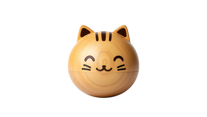 Cute Wooden Cat Toy
