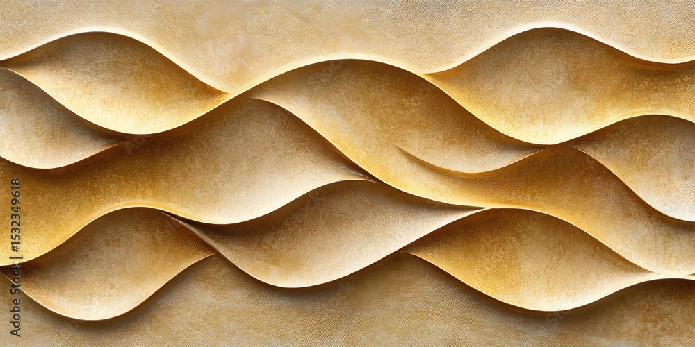 Poster abstract golden wave pattern texture background