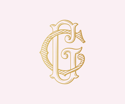  GC, CG, logo GC, Letter GC,  Monogram GC, Wedding Monogram, Wedding Logo, Logo Design , Monogram Vintage