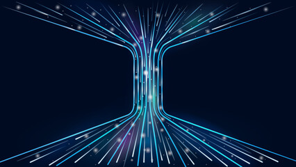 Abstract high speed light background, abstract transfer data ,data flow in fiber optic