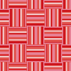 Preppy flirty Gingham hearts pink seamless vector pattern. Tartan check texture tablecloths napkins