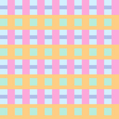 colorful checkered multicolor seamless pattern. Geometric Stripes Square Organic Shape texture