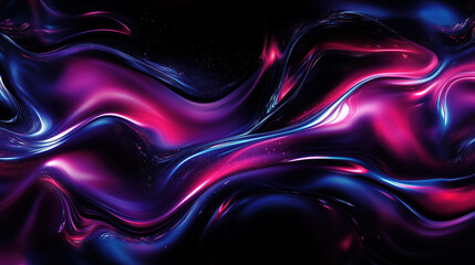 Pink and blue abstract fluid background