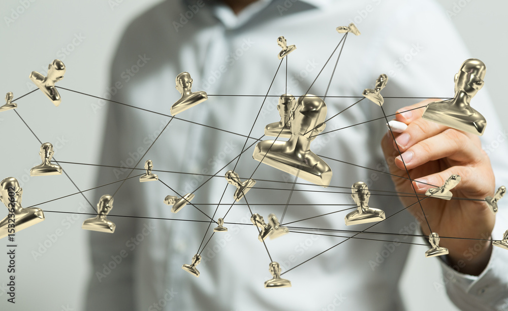 Aufkleber Boost your career with effective networking. Connect with professionals, build relationships, and expand your opportunities.