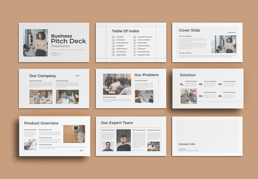 Business Pitch Deck Presentation