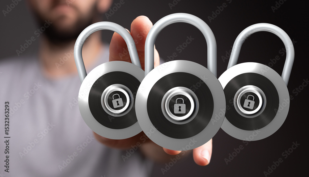 Aufkleber Secure your data with robust encryption and multi-layered protection.  Trust and reliability.