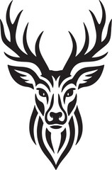 Wildlife Hunting Emblems: Bear, Wolf, Deer & Antlers with Crossed Rifles