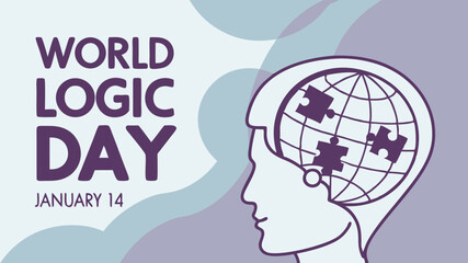 Creative World Logic Day Illustration