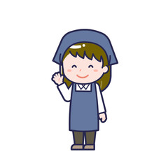 スタッフ／ななめ／女性 10