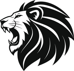 Fototapeta premium lion head tattoo