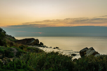 Serenity: the primeval desert slopes of Fontanka wild beach