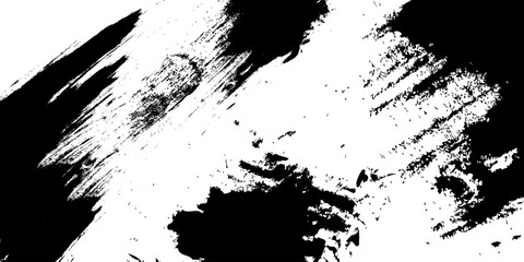 Abstract background ink grunge texture Vector brush grunge texture Rough Black Scratches splatter grunge distressed background
