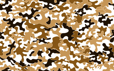 Camouflage military seamless pattern army fabric textile retro style clothing creative colors abstract army art texture classic design soldier uniform