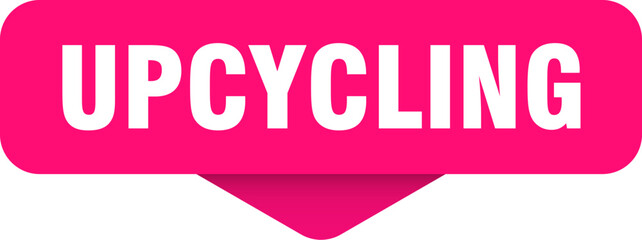 upcycling sticker. upcycling sign on transparent background
