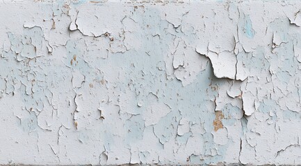 Obraz premium Decaying White Paint Reveals Aging Surface Details