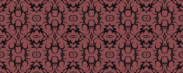 Obraz premium Vintage background. Seamless texture. Gothick style. Abstract forms. Seamless vintage background. Texture for wallpaper and fabric