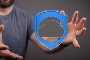 Ensuring secure cloud storage.  Protect your data with advanced encryption and robust security...