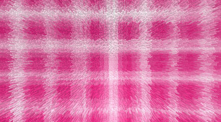 Abstract Pink And White Pixelated Burst Pattern