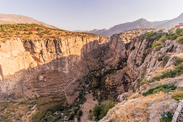 View of Akoyan river canyon, Kurdistan Region of Iraq