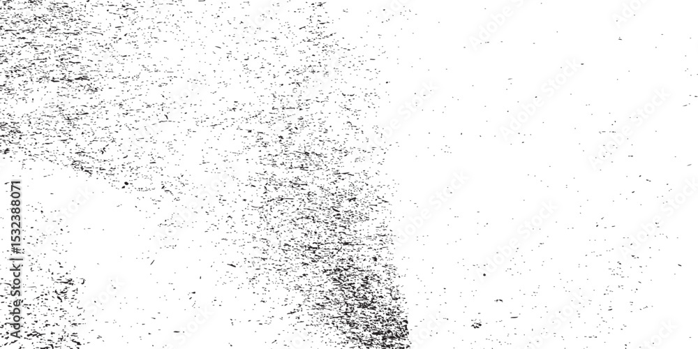 Poster abstract grunge black and white distressed texture overlay effect vector design element