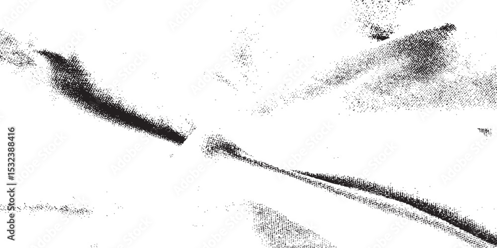 Poster abstract grunge black and white distressed texture overlay effect vector design element