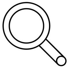 Search icon line art eps