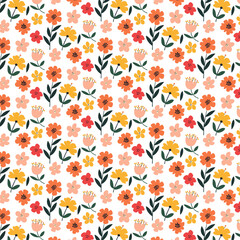 Cute summer floral pattern
