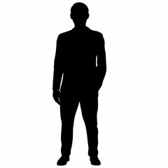 Fototapeta premium business man silhouette