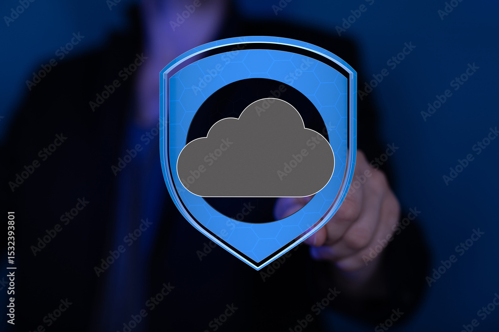 Leinwandbilder ensuring secure cloud storage. protect your data with robust cloud security measures.