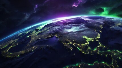 earth in space