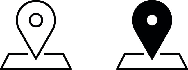 Map pin pictogram. Location icon. gps navigation. 