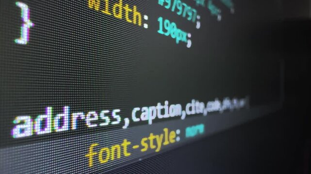 Cinematic Screen Capture - CSS Programing Coding - 4K