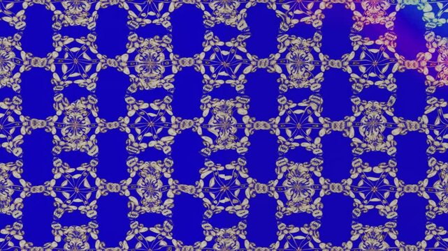 Motion footage background with colorful elements. Flowers. Vintage. Flag style. Video. Template. Loop. Seamless. 